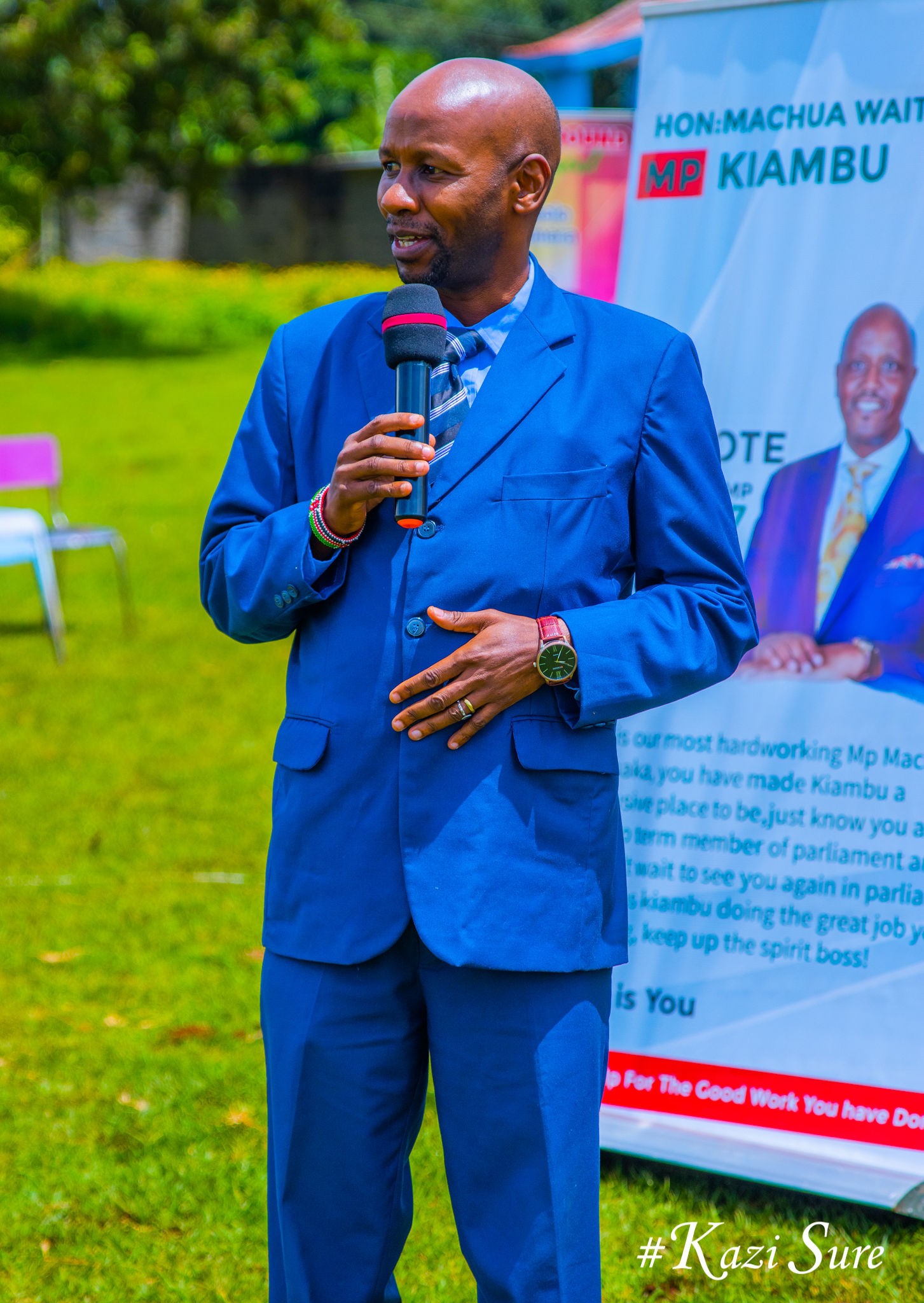 Principal making speech